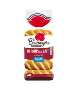 10 Pains au Lait Nature La Boulangère  350g