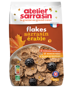 Atelier Sarrasin Flakes Sarrasin Érable sans Gluten 325G