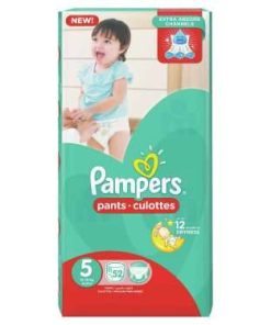 52 Couches Culottes Baby-Dry Pampers  T5 (11 – 16Kg)