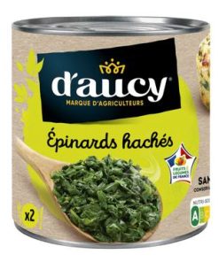Epinards Hachés D&rsquo;aucy 395g