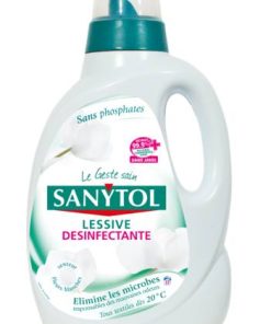 Lessive Désinfectant Fleurs Blanches Sanytol 1,65L