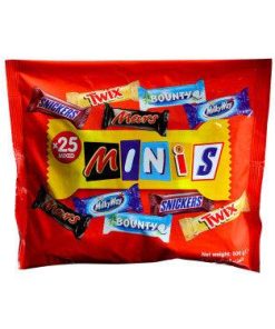 Sachet de barres chocolatées Best of Minis 500g – MARS