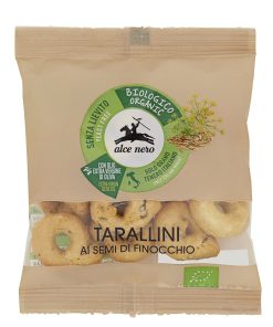 Alce Nero Tarallini aux Graines de Fenouil à l’Huile d’Olive 40G