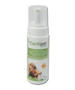 Cortipet Schiuma Igienizzante Lenitiva per Irritazioni Cutanee di Cani e Gatti 150ml – Igiene e Benessere per Animali Domestici