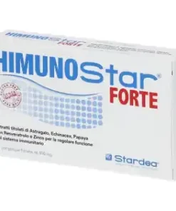 HIMUNOStar Forte, Integratore Immunitario, 20 Compresse, Zinco, Astragalo, Echinacea, Papaya, Resveratrolo